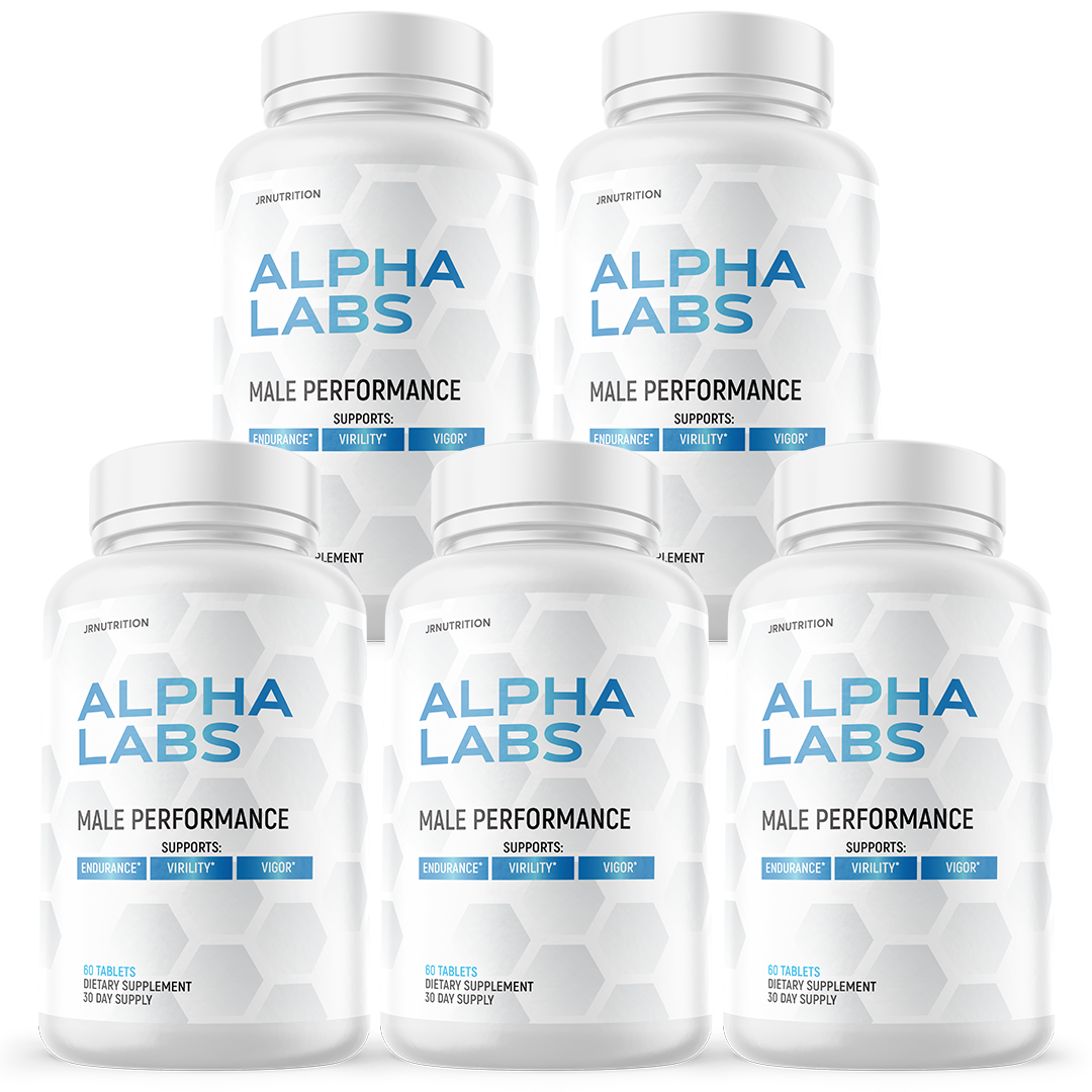 Alpha Labs - Male Enhancement Dietary Supplement 60 Tablets (5 Pack)